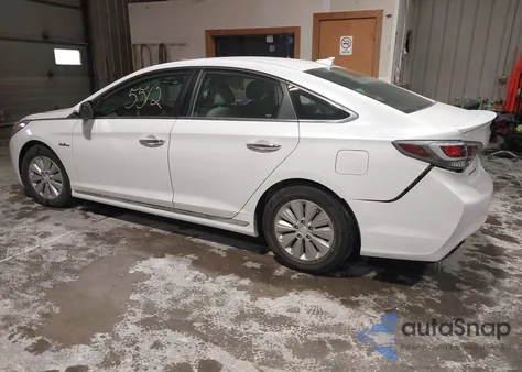 2017 Hyundai Sonata Hybrid Se from USA, damaged, VIN KMHE24L15HA045822
